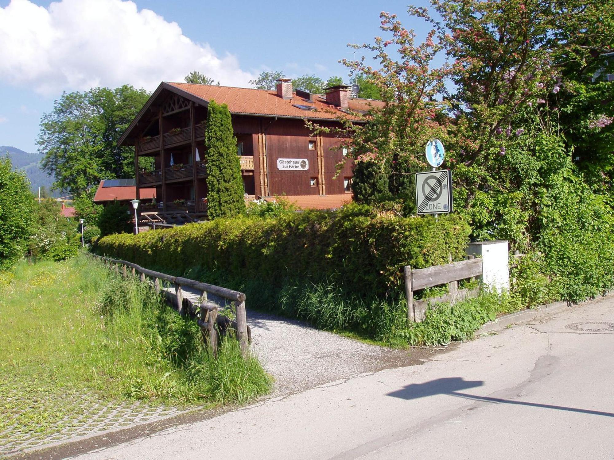 Gaestehaus Zur Faerbe Apartments Oberstdorf Kültér fotó